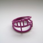cage ring powdercoated in violet by Studio METHOD(E)